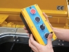 Electric-hydraulic controller with joystick